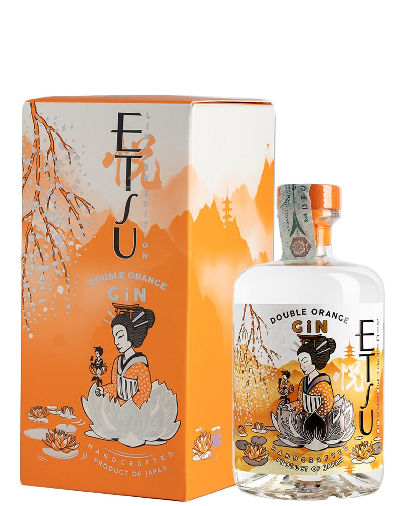Etsu – Limited Edition Double Orange, Handcrafted Gin – cl 70 x 1 bottiglia vetro astucciato