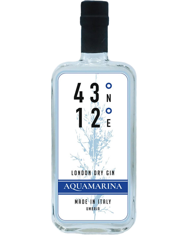 4312 – Aquamarina Mignon, London Dry Gin – cl 10 x 1 bottiglia vetro