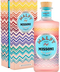 Malfy – Rosa Limited Edition Missoni , Gin – cl 70 x 1 bottiglia vetro astucciato