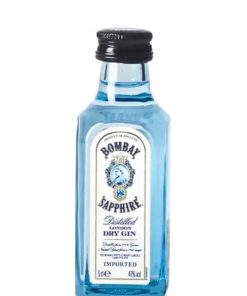 Bombay –  Mignon Sapphire, London Dry Gin – cl 5 x 1 bottiglia plastica