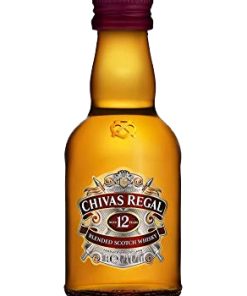 Chivas Regal – 12 Anni Mignon, Blended Scotch Whisky – cl 5 x 12 bottiglie vetro astucciato