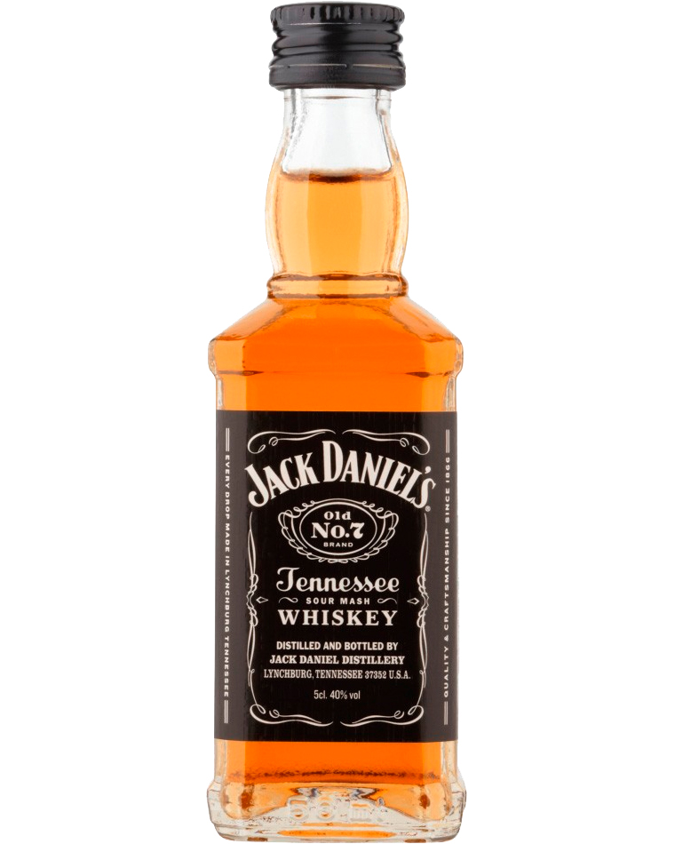 Jack Daniel’s – Old No. 7 Mignon, Tennessee Whiskey – cl 5 x 1 bottiglia plastica