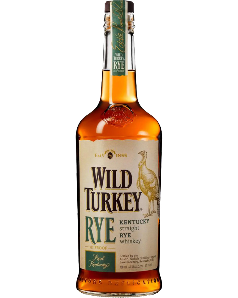 Wild Turkey – Rye, Kentuky Straight Bourbon Whiskey – cl 70 x 1 bottiglia vetro
