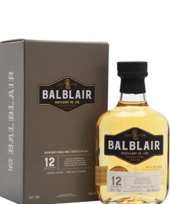 Balblair – 12 Anni, Single Malt Scotch Whisky – cl 70 x 1 bottiglia vetro astucciato