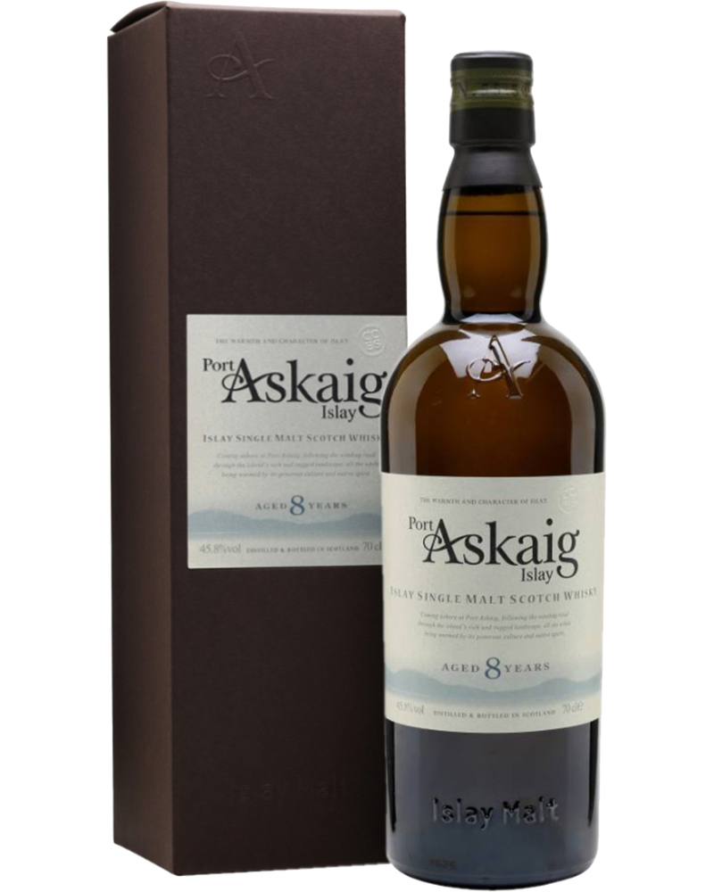 Port Askaig – 8 Anni, Single Malt Scotch Whisky – cl 70 x 1 bottiglia vetro astucciato