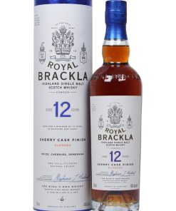 Royal Brackla – 12 Anni, Single Malt Scotch Whisky – cl 70 x 1 bottiglia vetro astucciato