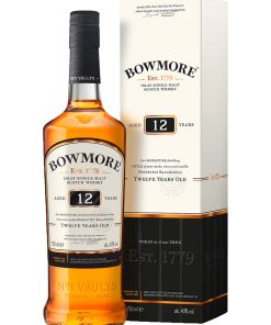 Bowmore – 12 Anni, Islay Single Malt Scotch Whisky – cl 70 x 1 bottiglia vetro astucciato