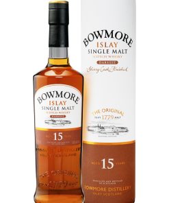 Bowmore – 15 Anni, Islay Single Malt Scotch Whisky – cl 70 x 1 bottiglia vetro astucciato