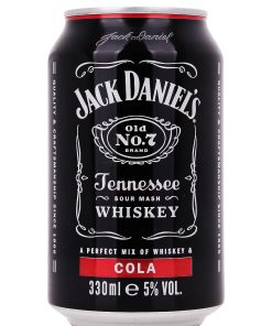 Jack Daniel’s – Whisky & Cola, Tennessee Whiskey – cl 33 x 1 lattina alluminio