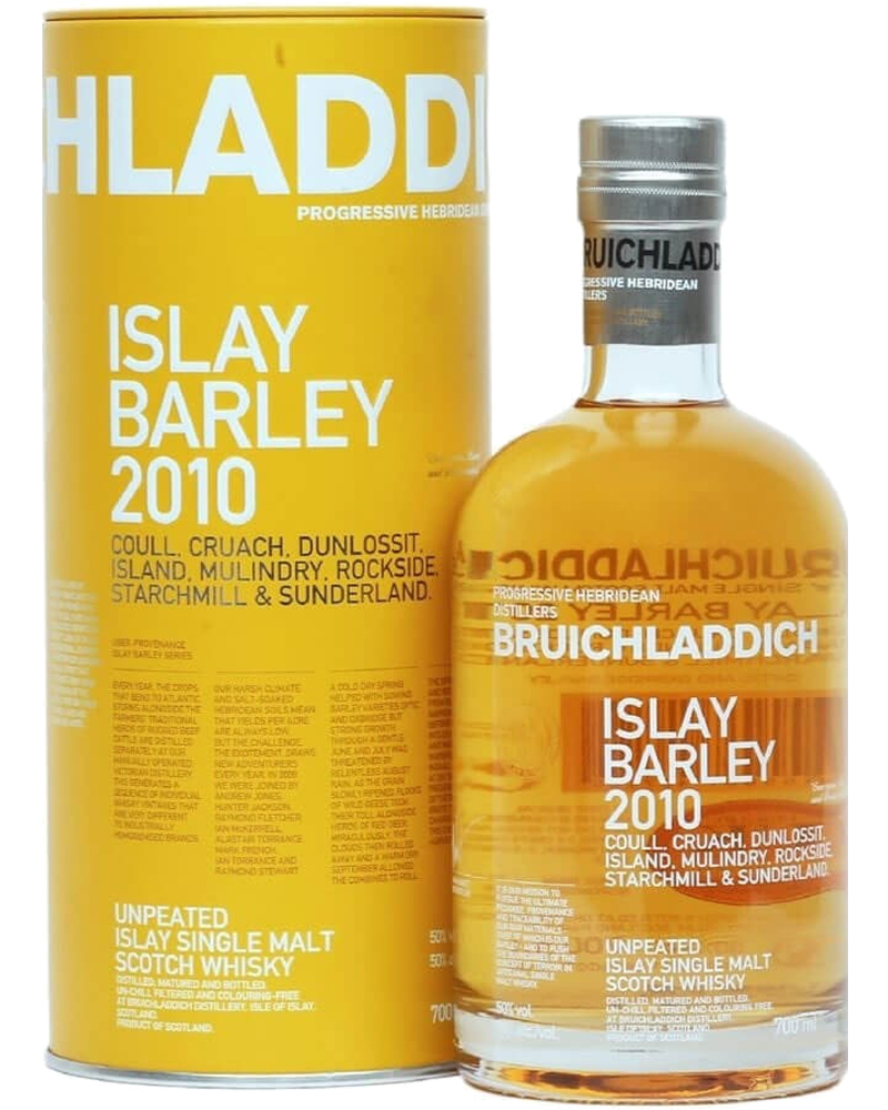 Bruichladdich – Barley Coull, Cruach, Dunlossit, Island and Mulindry, Islay Single Malt Scotch Whisky – cl 70 x 1 bottiglia vetro astucciato