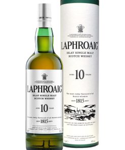 Laphroaig – 10 Anni, Islay Single Malt Scotch Whisky – cl 70 x 1 bottiglia vetro astucciato