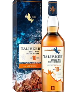 Talisker – 10 Anni, Single Malt Scotch Whisky – cl 70 x 1 bottiglia vetro astucciato