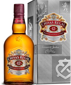 Chivas Regal – 12 Anni, Blended Scotch Whisky – cl 70 x 1 bottiglia vetro astucciato