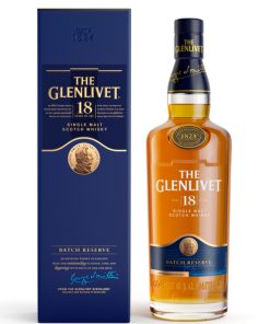 The Glenlivet – 18 Anni, Single Malt Scotch Whisky – cl 70 x 1 bottiglia vetro astucciato