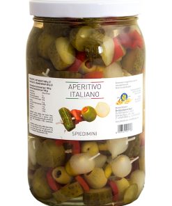 Fox Italia, Snack Salato – Spiedini alle Verdure Sott’aceto – gr 160 x 1 pezzo