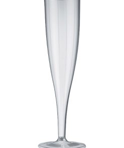 Isap Packaging, Bicchiere – Elegance, Flute Trasparente – cl 16 x 10 bicchieri plastica