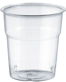 Isap Packaging, Bicchiere – Kristall, Trasparente – cl 10 x 50 bicchieri plastica