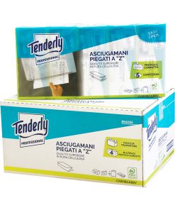 Lucart, Pulizia e Servizi – Asciugamani Piegati a Z, 154 fogli 2 veli 23 x 23,5 cm – 20 pezzi