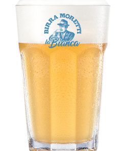 Birra Moretti – La Bianca – cl 20 x 6 bicchieri vetro