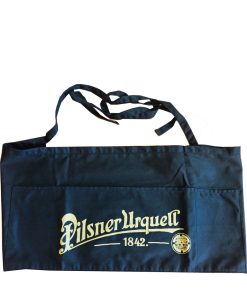 Pilsner Urquell – Grembiule Corto Nero Stoffa Servizio Birra – 1 Pezzo