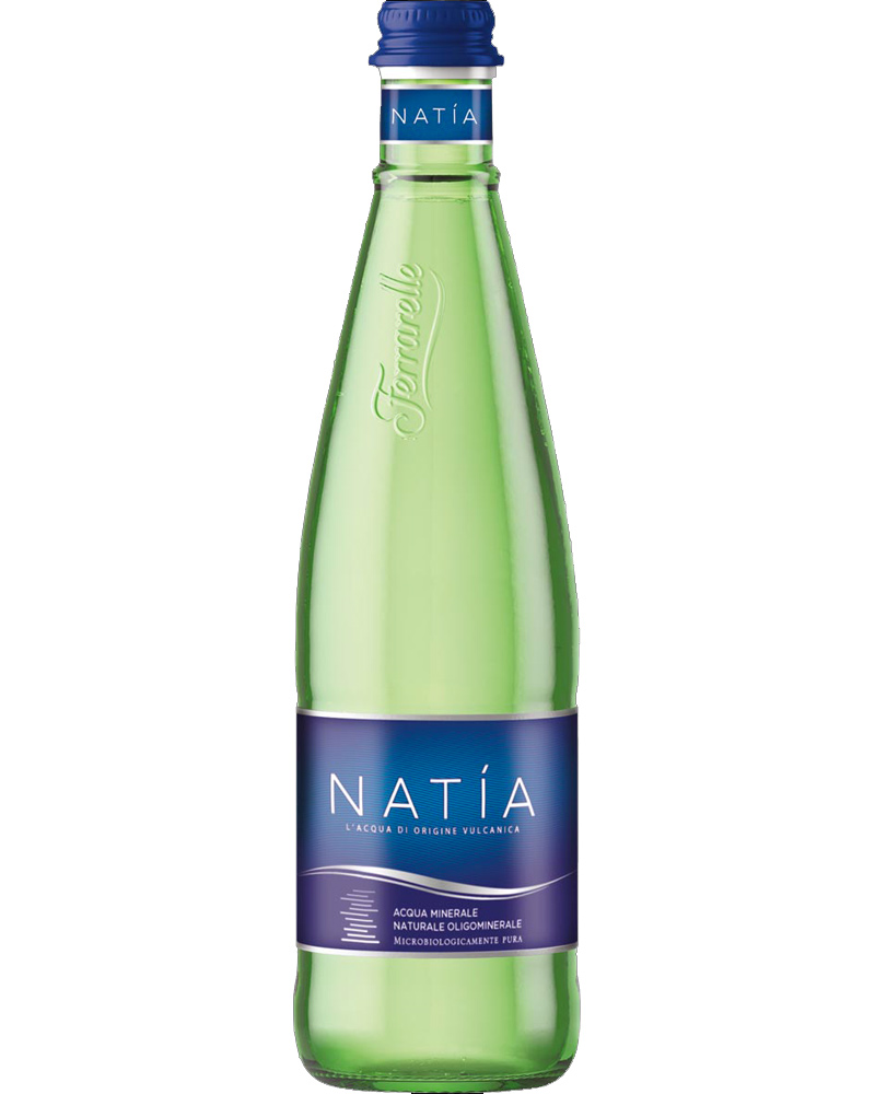 Natia, Acqua Oligominerale – Naturale – cl 50 x 20 bottiglie vetro in confezione cartone neutra