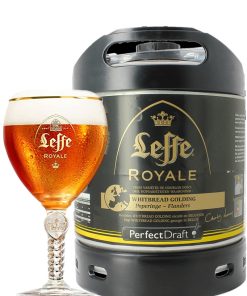 Leffe – Royale Whitbread Golding, Birra Pale Ale – lt 6 x 1 fusto PerfectDraft acciaio (vuoto a rendere)