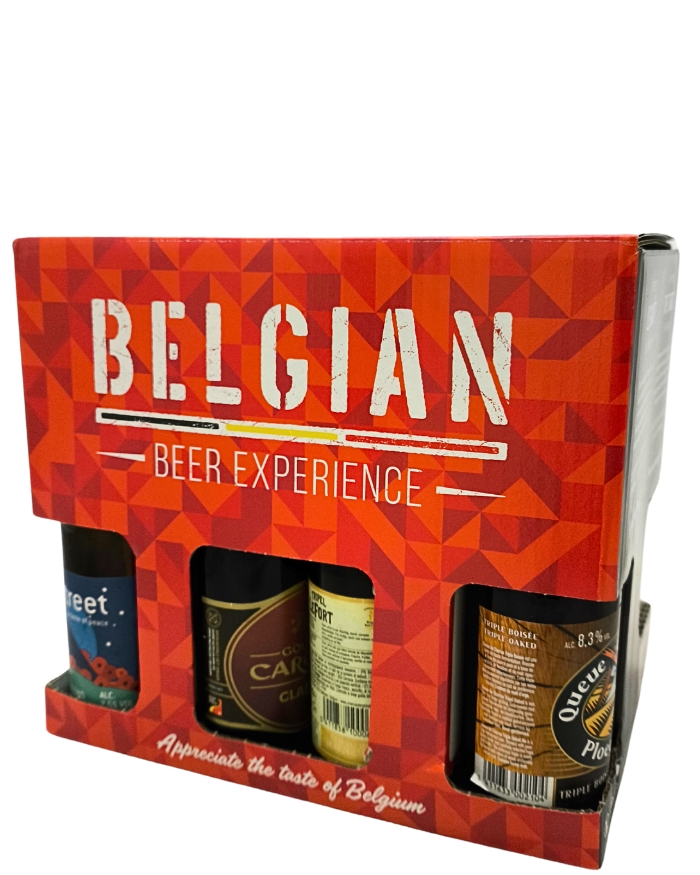Belgian Beer Experience Box – Kit Regalo Degustazione Birra Belga cl 33 x 12 bottiglie vetro