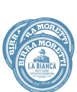 Moretti La Bianca – Sottocoppe Tonde – 100 pezzi