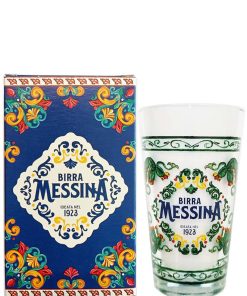 Birra Messina – Fichi d’India di Ragusa, Tributo agli Artisti Siciliani – cl 20 x 1 bicchiere vetro astucciato