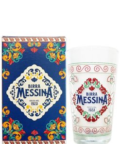 Birra Messina – Luminarie di Trapani, Tributo agli Artisti Siciliani – cl 20 x 1 bicchiere vetro astucciato