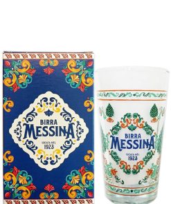 Birra Messina – Pigne di Santo Stefano di Camastra, Tributo agli Artisti Siciliani – cl 20 x 1 bicchiere vetro astucciato