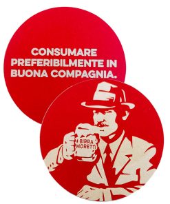 Birra Moretti – Sottocoppe Tonde – 100 pezzi