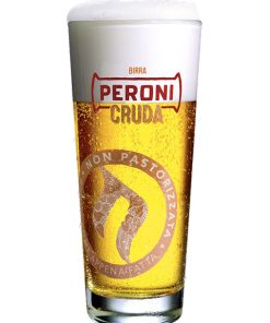 Peroni – Cruda Non Pastorizzata – cl 40 bicchiere vetro