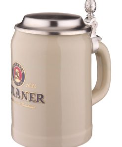 Paulaner – Boccale con Coperchio – cl 50 bicchiere ceramica