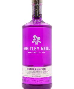 Whitley Neill – Rhubarb & Ginger, Handcrafted Gin allo Zenzero e Rabarbaro – cl 100 x 1 bottiglia vetro