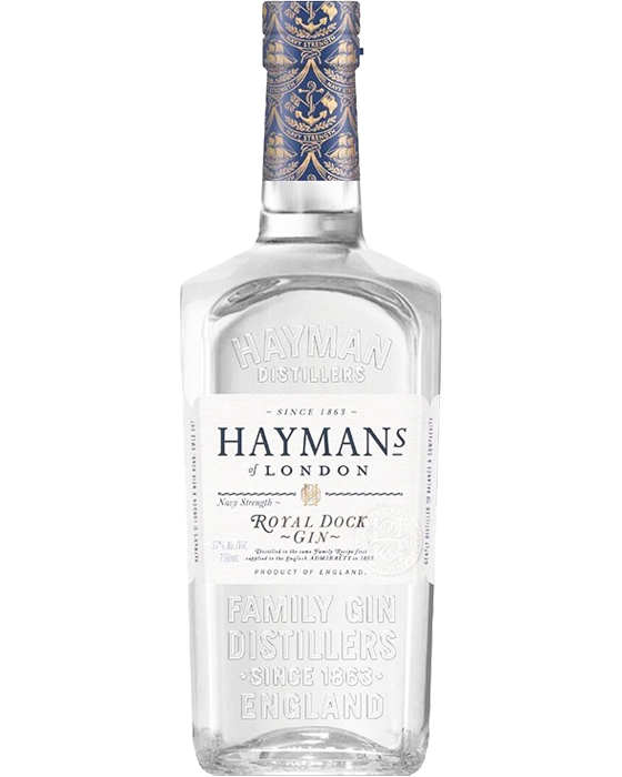 Hayman’s – Royal Dock, Navy Strenght Gin – cl 70 x 1 bottiglia vetro