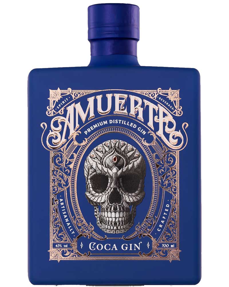 Amuerte – Blue Limited Edition, Coca Leaf Gin – cl 70 x 1 bottiglia vetro