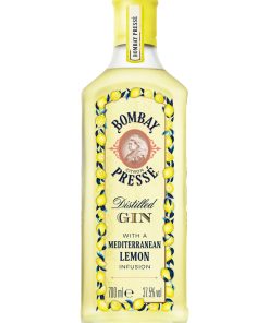 Bombay – Citron Presse’ with Mediterranean Lemon, Distilled Gin – cl 70 x 1 bottiglia vetro