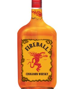 Fireball – Red Hot Cinnamon Whisky, Liquore al Whisky e Cannella – cl 70 x 1 bottiglia vetro