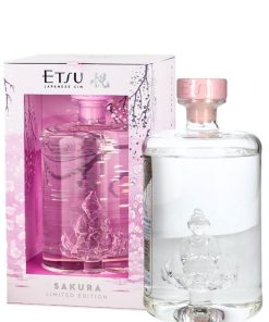 Etsu – Sakura Limited Edition, Handcrafted Gin – cl 70 x 1 bottiglia vetro astucciato