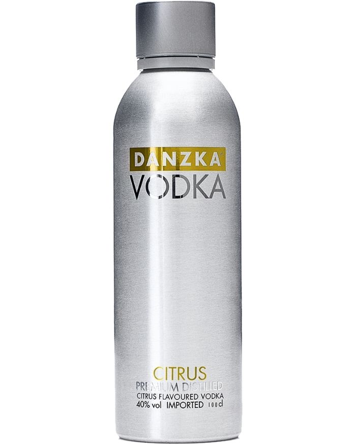 Danzka – Citrus, Vodka Premium al Limone – cl 100 x 1 bottiglia vetro