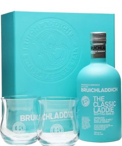 Bruichladdich – “The Classic Laddie” Box Degustazione – 1 Bt cl 70 Islay Scotch Whisky + 2 bicchieri vetro