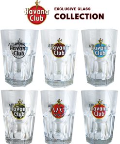 Havana Club Collection – Exclusive Glass Sei Varianti – cl 30 x 6 bicchieri vetro