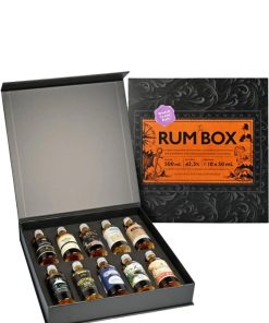 The Rum Box – Purple Edition Degustazione N.10 Bottiglie di Rum 5 cl – 1 kit