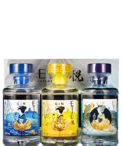Etsu Gin Limited Edition Mignon Box – Original, Double Yuzu, Pacific Ocean – cl 20 x 3 bottiglie vetro