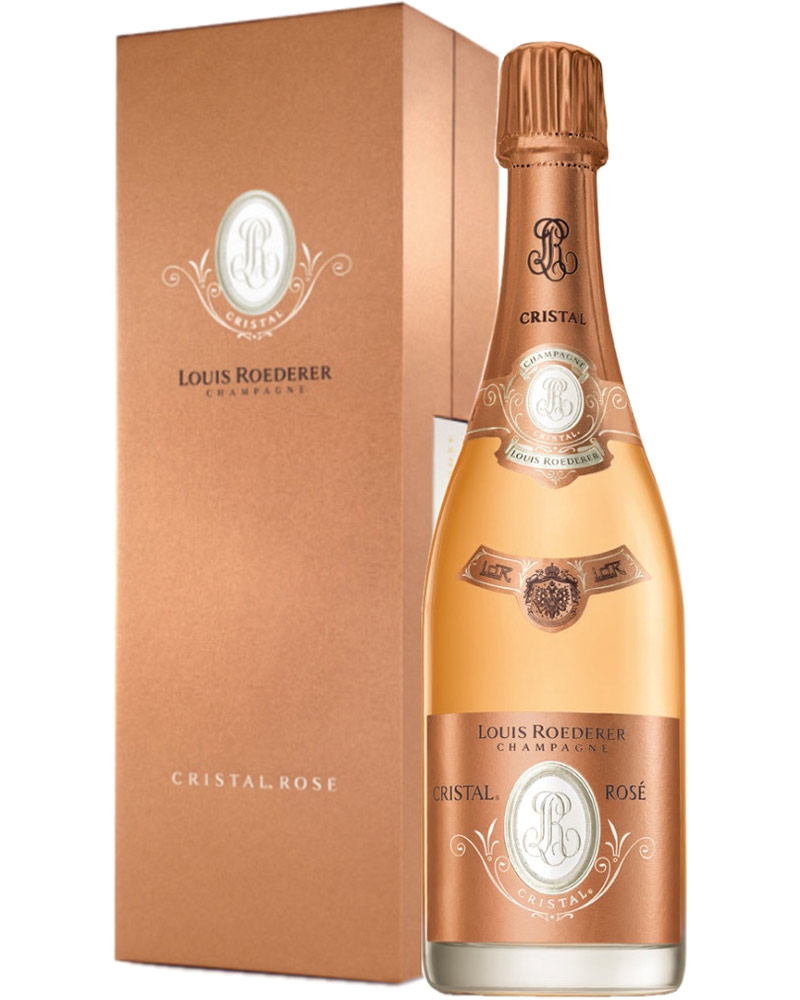 Louis Roederer, Cristal Rose – 2012 Champagne AOC, Millesimato Rose Extra Brut (Vino Spumante) – cl 150 x 1 bottiglia vetro Magnum astucciato