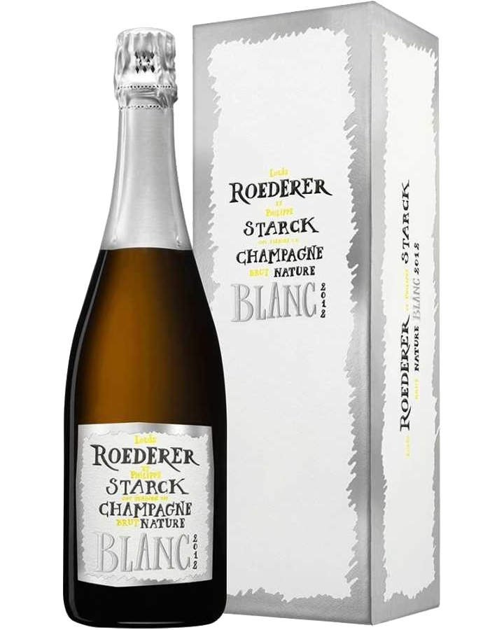 Louis Roederer, Philippe Starck – 2015 Champagne AOC Nature, Blanc de Blancs Brut (Vino Spumante) – cl 75 x 1 bottiglia vetro astucciato