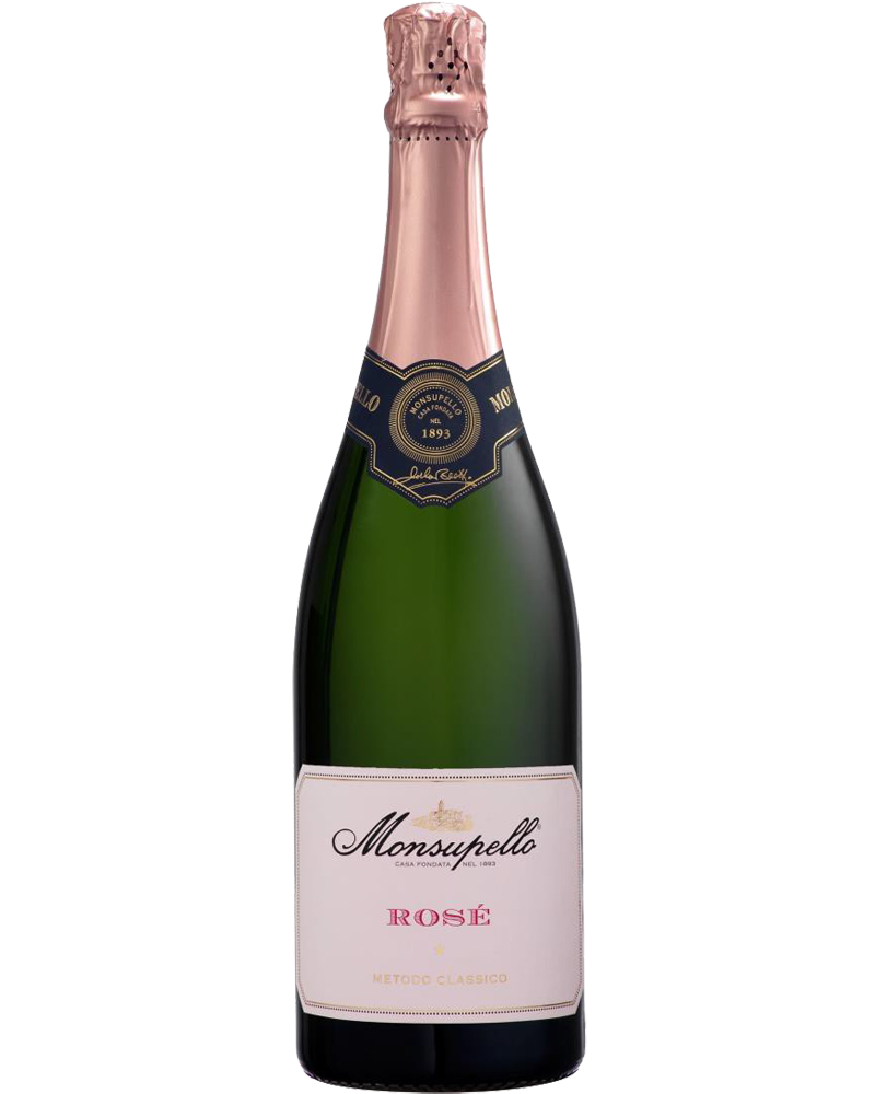 Monsupello – Metodo Classico VSQ Pinot Nero, Rose Brut (Vino Spumante) – cl 75 x 1 bottiglia vetro