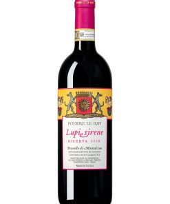Le Ripi, Lupi e Sirene – 2018 Brunello di Montalcino DOCG Riserva (Vino Rosso) – cl 75 x 1 bottiglia vetro
