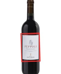 Marchesi Antinori, Peppoli (Etichetta Danneggiata) – 2022 Chianti Classico DOCG (Vino Rosso) – cl 75 x 1 bottiglia vetro